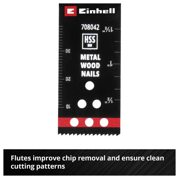 Produktbild: Einhell 708042 Tauchs&auml;geblatt BIM Met, 22mm Bimetall Multifunktionswerkzeug-Zubeh&ouml;r-Set 22 mm 1 St.
