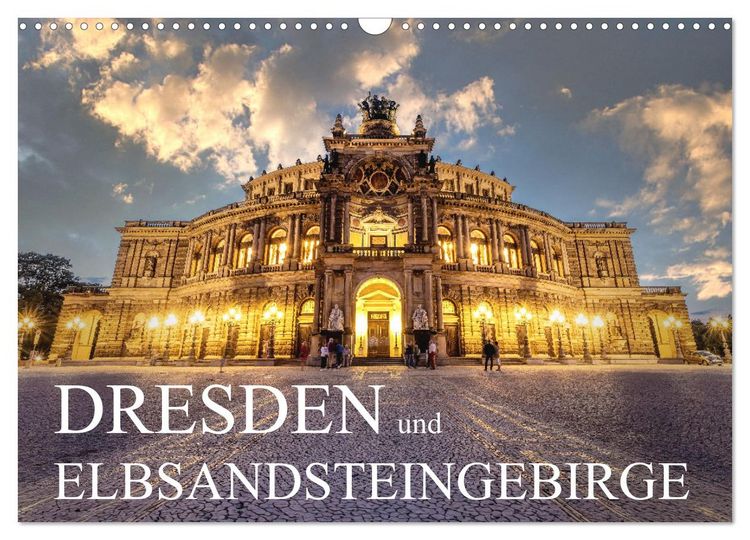 Produktbild: Dresden und Elbsandsteingebirge (Wandkalender 2026 DIN A3 quer), CALVENDO Monatskalender