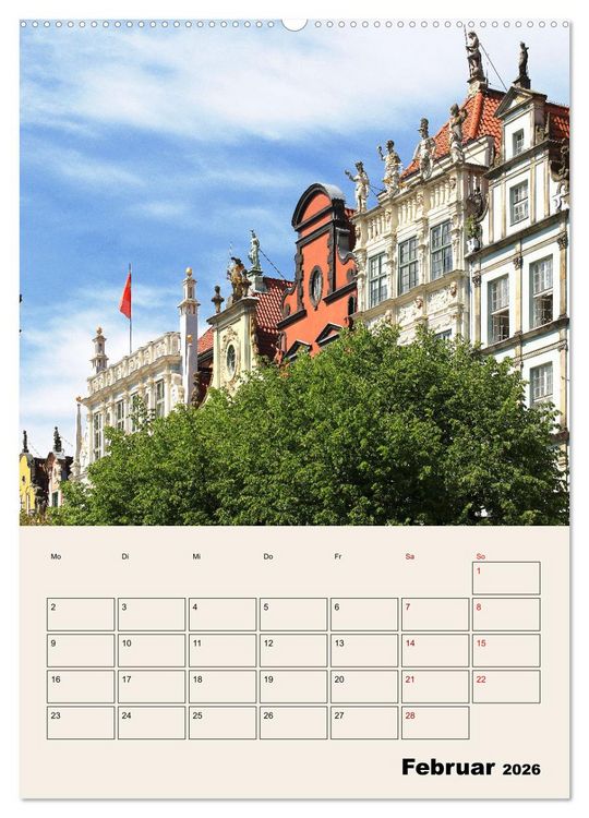 Produktbild: Danzig - Ein Stadtspaziergang (Wandkalender 2026 DIN A2 hoch), CALVENDO Monatskalender