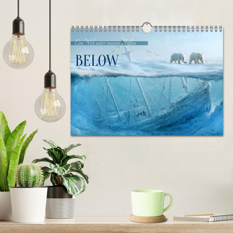 Produktbild: Below (Wandkalender 2027 DIN A4 quer), CALVENDO Monatskalender