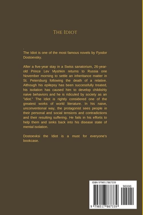 Produktbild: The Idiot by Fyodor Dostoevsky