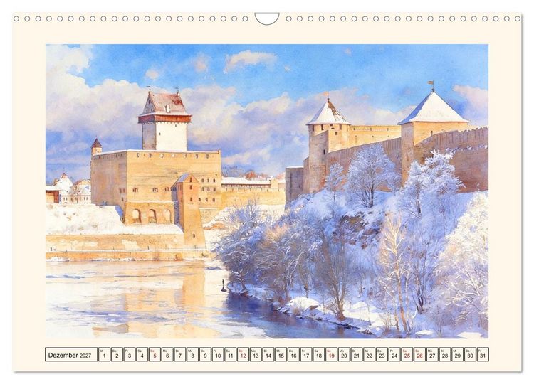 Produktbild: Reise nach Estland (Wandkalender 2027 DIN A3 quer), CALVENDO Monatskalender