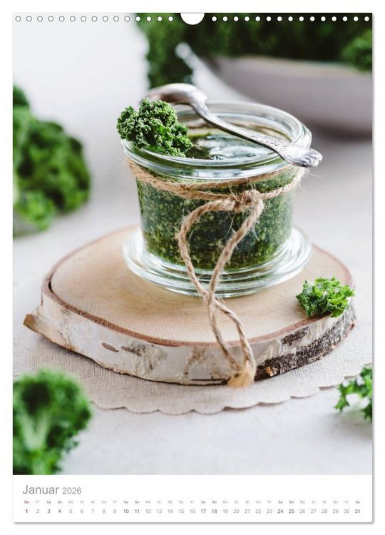 Produktbild: Vegetarisch inspiriert (Wandkalender 2026 DIN A3 hoch), CALVENDO Monatskalender