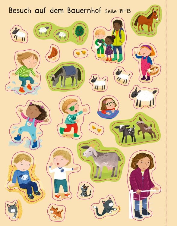 Mein erstes Stickerbuch: Alle meine Freunde