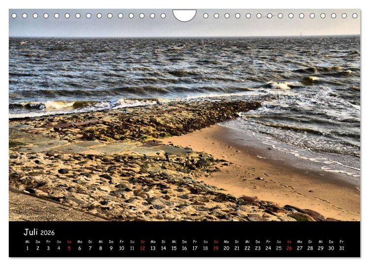 Produktbild: Wilhelmshaven (Wandkalender 2026 DIN A4 quer), CALVENDO Monatskalender
