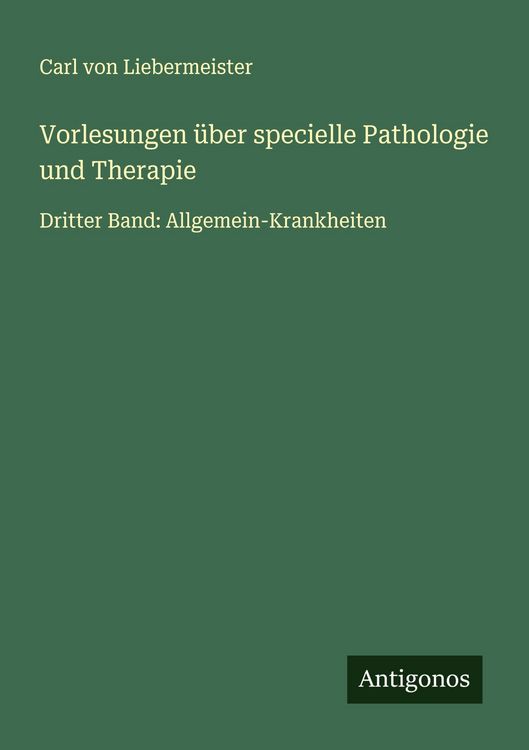 Produktbild: Vorlesungen &uuml;ber specielle Pathologie und Therapie