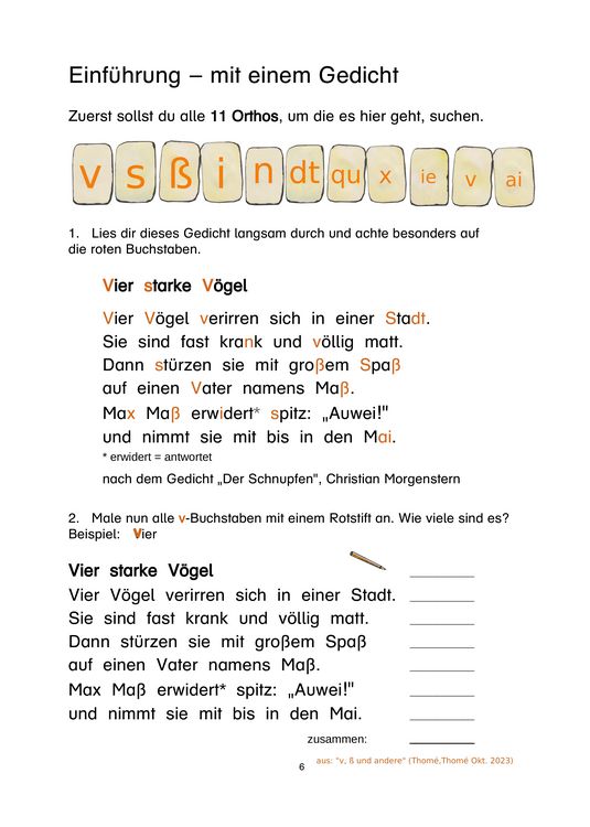 Produktbild: V, &szlig; und andere