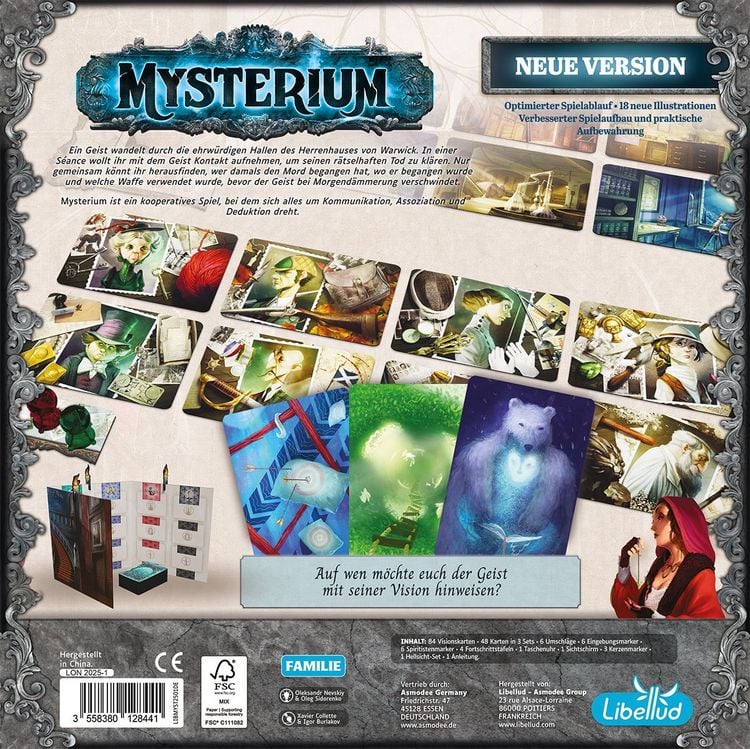 Produktbild: Libellud - Mysterium, Familienspiel