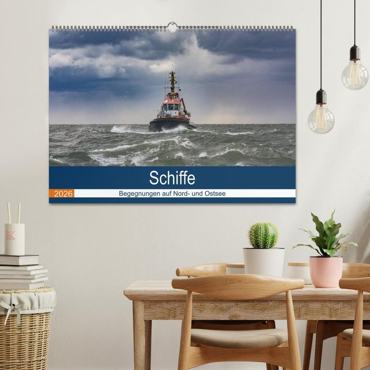 Produktbild: Schiffe - Begegnungen auf Nord- und Ostsee (Wandkalender 2026 DIN A2 quer), CALVENDO Monatskalender