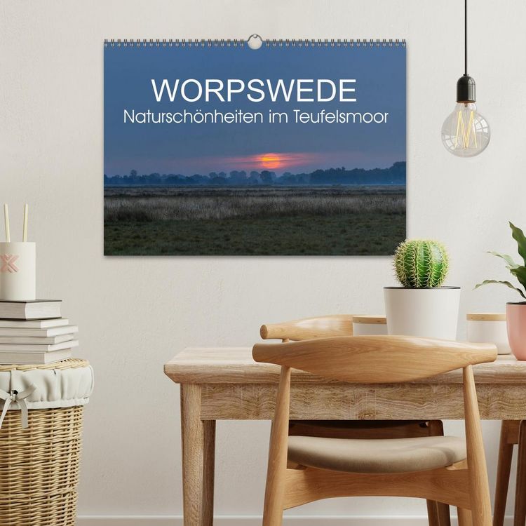 Produktbild: Worpswede - Natursch&ouml;nheiten im Teufelsmoor (Wandkalender 2026 DIN A3 quer), CALVENDO Monatskalender