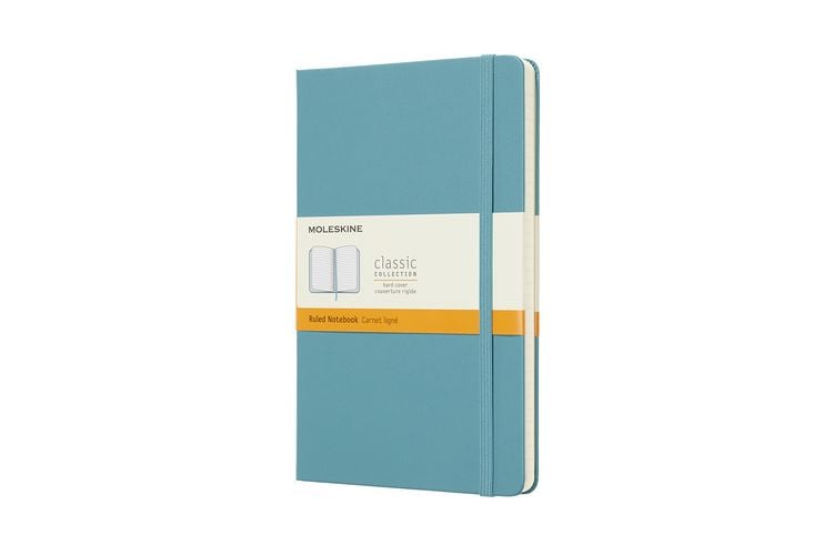Produktbild: Moleskine Notizbuch Large/A5, Liniert, Hard Cover, Riff Blau