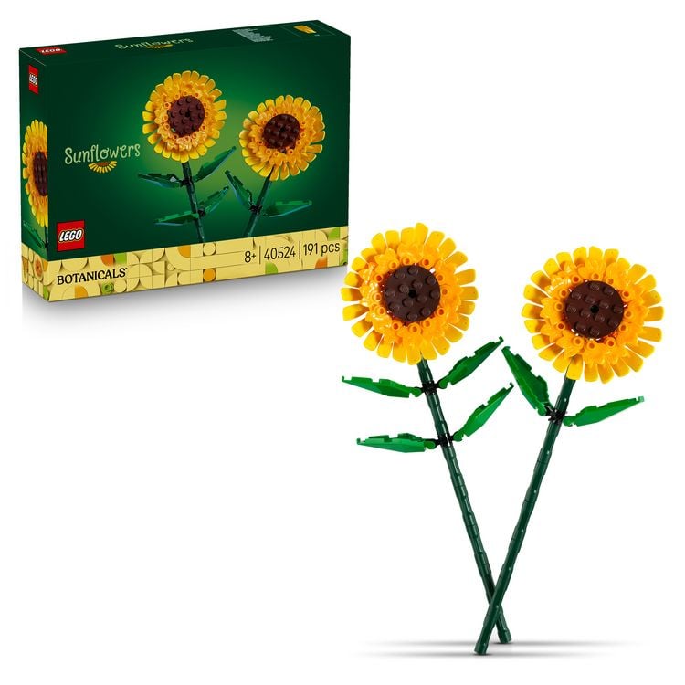 Produktbild: LEGO Botanicals Sonnenblumen - Set mit Kustblumen - Zimmer-Deko 40524