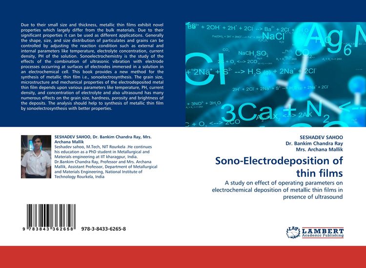 Produktbild: Sono-Electrodeposition of thin films