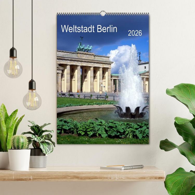 Produktbild: Weltstadt Berlin (Wandkalender 2026 DIN A2 hoch), CALVENDO Monatskalender