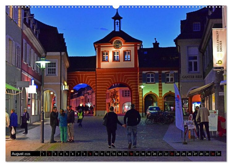 Produktbild: Emmendingen (hochwertiger Premium Wandkalender 2026 DIN A2 quer), Kunstdruck in Hochglanz