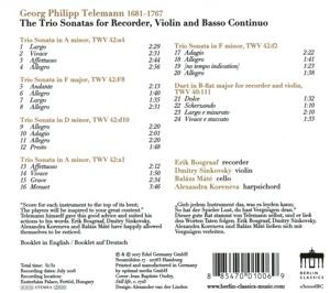 Produktbild: Telemann-Trio Sonatas