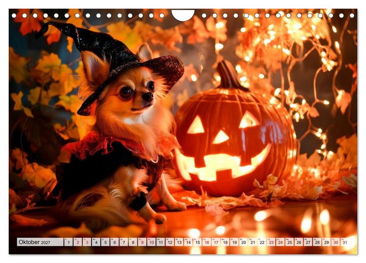 Produktbild: Niedliche Chihuahuas (Wandkalender 2027 DIN A4 quer), CALVENDO Monatskalender