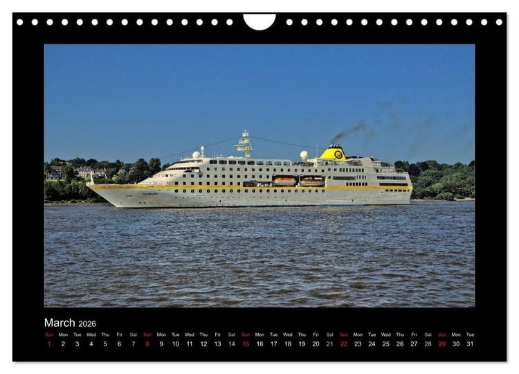 Produktbild: Destination Hamburg 2026 (Wall Calendar 2026 DIN A4 landscape), CALVENDO 12 Month Wall Calendar
