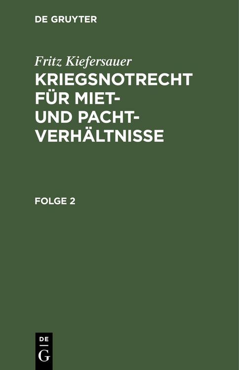 Produktbild: Stand vom 1. Februar 1941