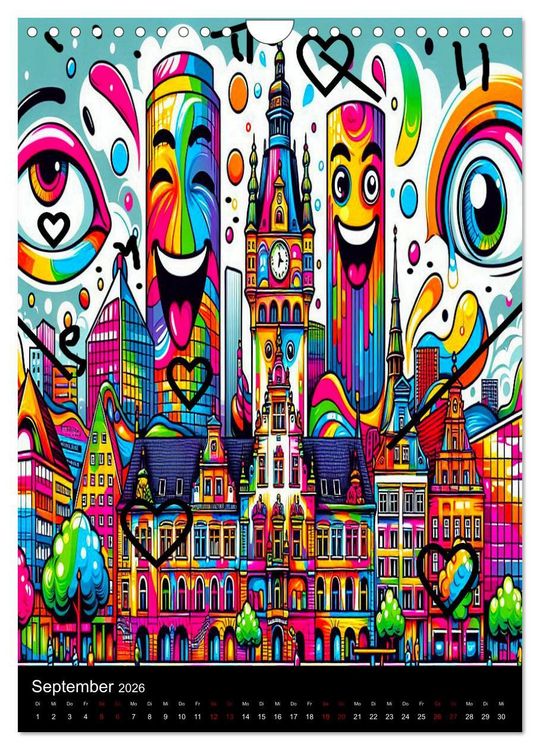 Produktbild: Deutschland hat Pop auf eigene Art (Wandkalender 2026 DIN A4 hoch), CALVENDO Monatskalender