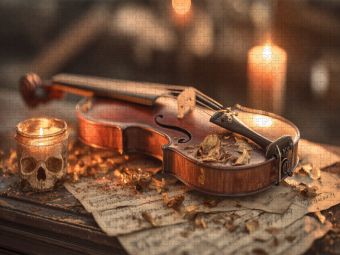 Produktbild: CALVENDO Puzzle Getrocknete Seiten tragen die Erinnerung wie ein leises Fl&uuml;stern | 1000 Teile Lege-Gr&ouml;&szlig;e 64x48cm Foto-Puzzle f&uuml;r gl&uuml;ckliche Stunden