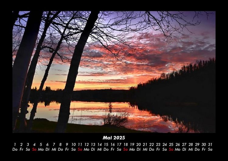Produktbild: Sonnenuntergang 2025 Fotokalender DIN A3