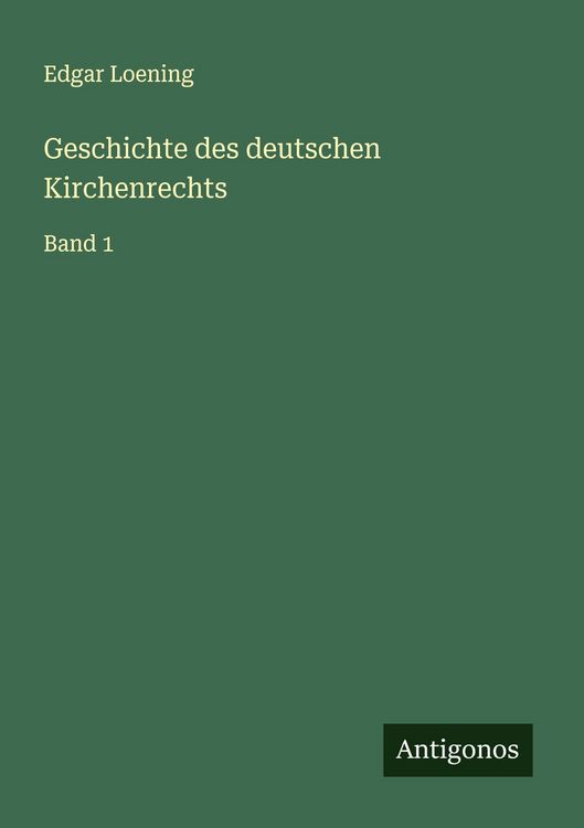 Produktbild: Geschichte des deutschen Kirchenrechts