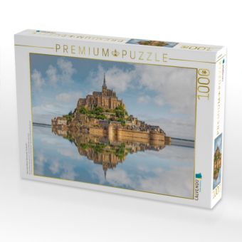 Produktbild: CALVENDO Puzzle Mont Saint Michel, Normandie, Frankreich | 1000 Teile Lege-Gr&ouml;&szlig;e 64x48cm Foto-Puzzle f&uuml;r gl&uuml;ckliche Stunden