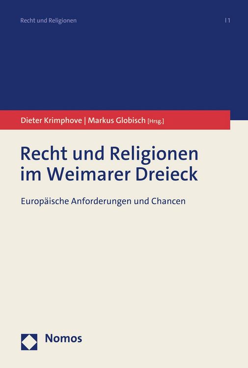 Produktbild: Recht und Religionen im Weimarer Dreieck