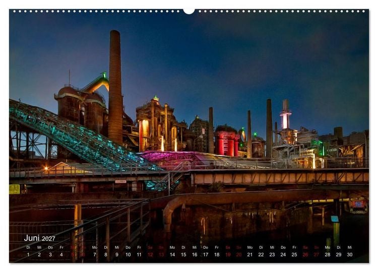 Produktbild: Marc Vamos - Mein Saarland (Wandkalender 2027 DIN A2 quer), CALVENDO Monatskalender