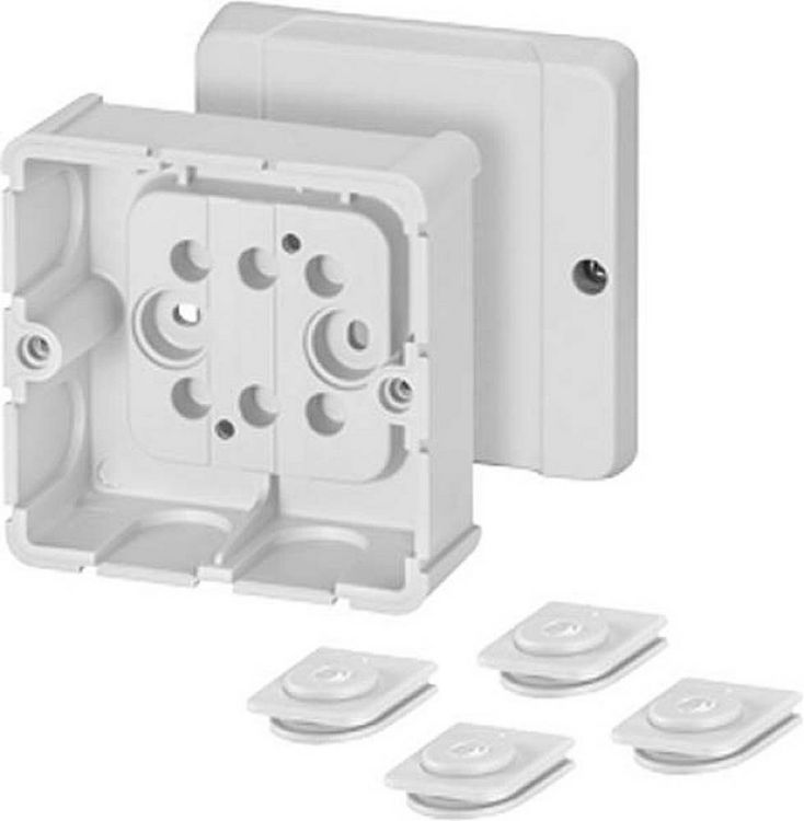 Produktbild: Hensel 6000037 Abzweigdose (L x B x H) 88 x 88 x 50mm Grau IP54 1St.