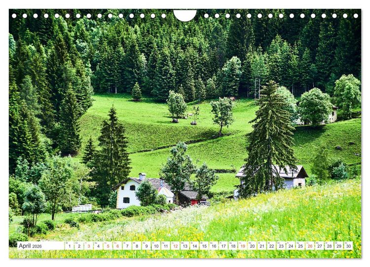 Produktbild: Wege durch die Alpen (Wandkalender 2026 DIN A4 quer), CALVENDO Monatskalender