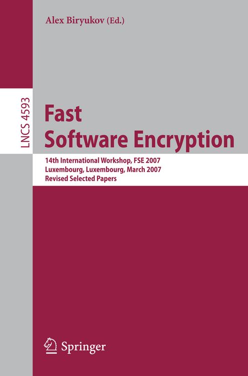 Produktbild: Fast Software Encryption