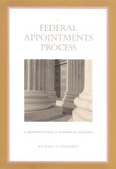 Produktbild: The Federal Appointments Process