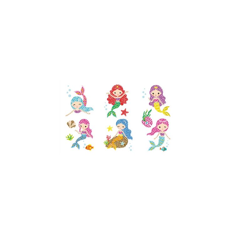 Produktbild: PRACHT Diamond Painting Sticker Meerjungfrauen Set