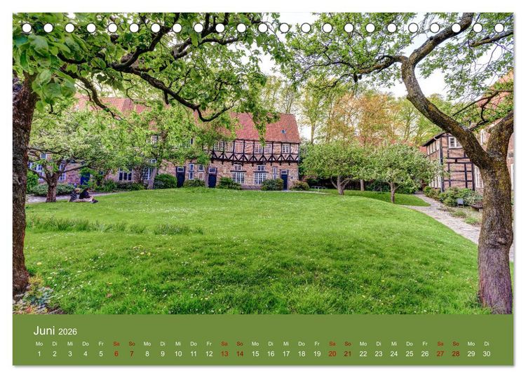 Produktbild: Fantastisches L&uuml;neburg (Tischkalender 2026 DIN A5 quer), CALVENDO Monatskalender