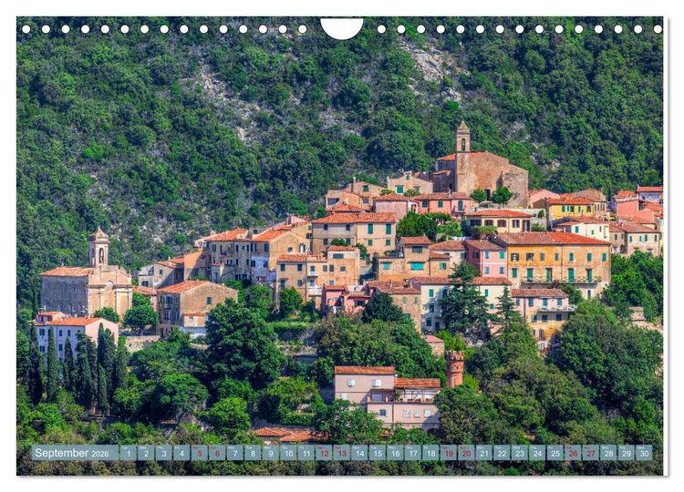 Produktbild: Elba in Italy - The Mediterranean dream island for romantics (Wall Calendar 2026 DIN A4 landscape), CALVENDO 12 Month Wall Calendar