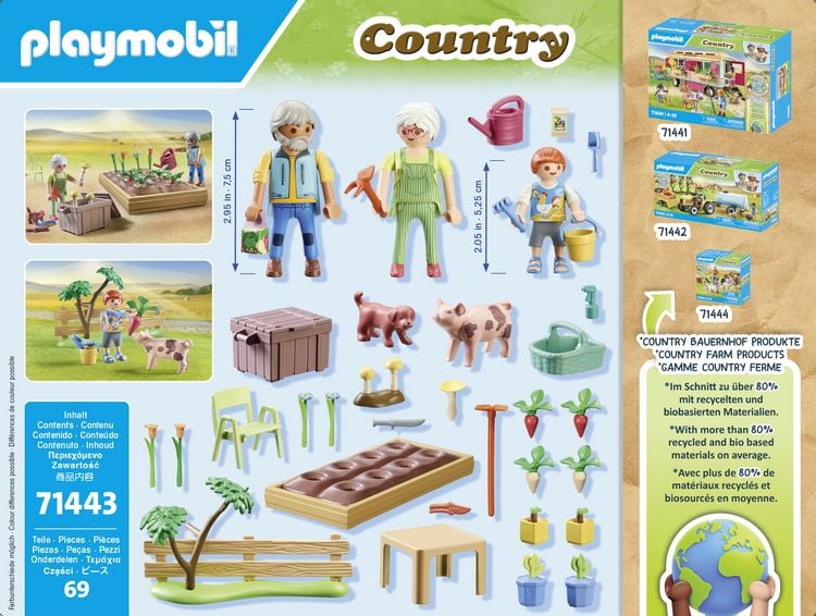 Produktbild: Playmobil&reg; Country Idyllischer Gem&uuml;segarten bei den Gro&szlig;eltern 71443
