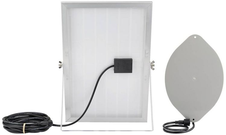 Produktbild: Sygonix SY-5596934 Solar-Außenwandleuchte mit Bewegungsmelder LED 10W Grau