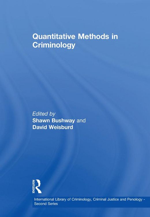 Produktbild: Quantitative Methods in Criminology