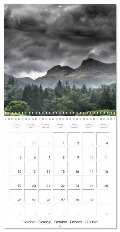 Produktbild: LAKE DISTRICT CUMBRIA Dramatic Art Photos (Wall Calendar 2026 12 &times; 12 Inch) CALVENDO 12 Month Wall Calendar