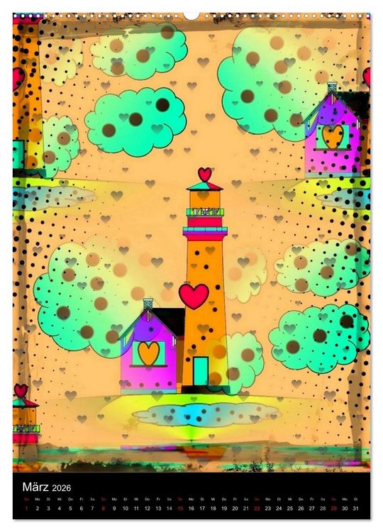 Produktbild: Pop ist auch eine ART von Nico Bielow (hochwertiger Premium Wandkalender 2026 DIN A2 hoch), Kunstdruck in Hochglanz