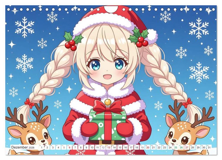 Produktbild: Kawaii Traumwelten (Wandkalender 2026 DIN A4 quer), CALVENDO Monatskalender