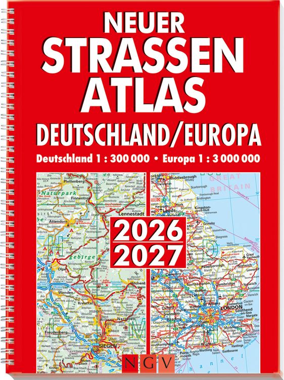 Produktbild: Neuer Stra&szlig;enatlas Deutschland/Europa 2026/2027
