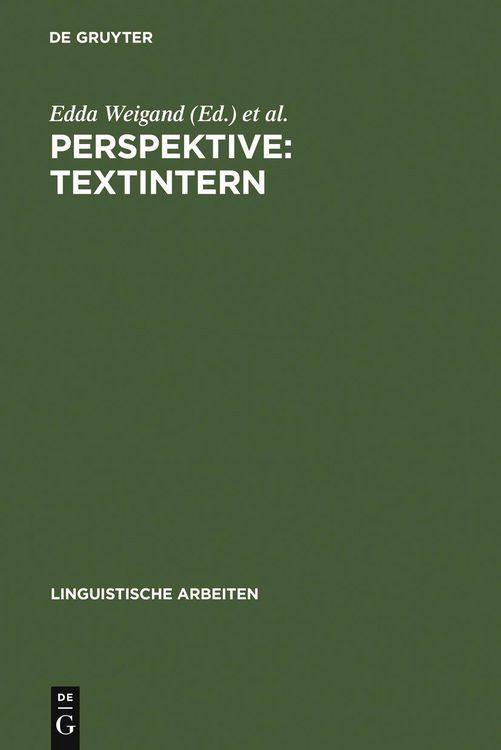 Produktbild: Perspektive: textintern