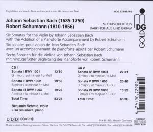 Produktbild: Schmid, B: Sonaten F&uuml;r Violine Solo