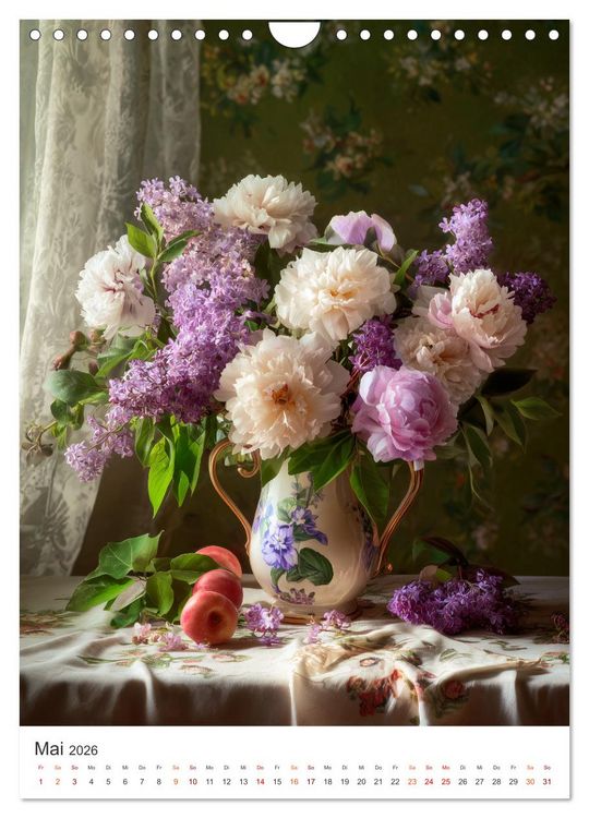 Produktbild: Die Sprache der Blumen (Wandkalender 2026 DIN A4 hoch), CALVENDO Monatskalender