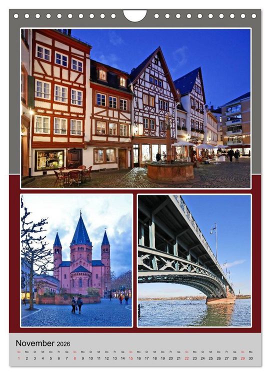 Produktbild: Rhein-Main 2026 vom Taxifahrer Petrus Bodenstaff (Wandkalender 2026 DIN A4 hoch), CALVENDO Monatskalender