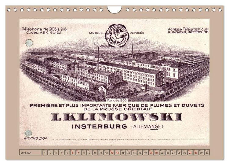 Produktbild: Gruss aus Insterburg - Historische Stadtansichten (Wandkalender 2026 DIN A4 quer), CALVENDO Monatskalender