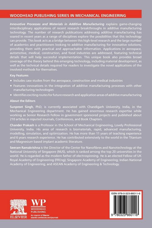 Produktbild: Innovative Processes and Materials in Additive Manufacturing